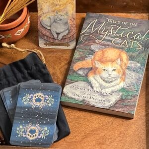 Mystical Cats Tarot Deck & Companion Book